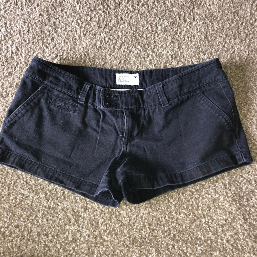 black shorts american eagle
